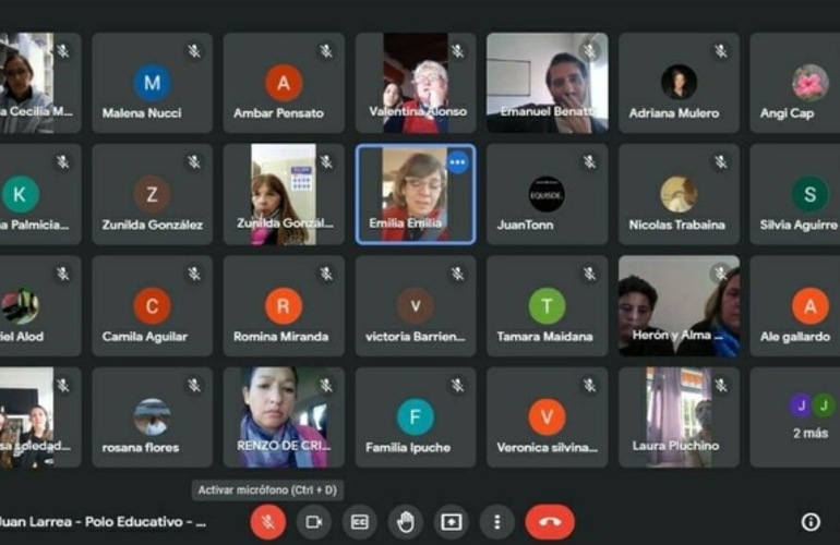 Imagen de TecnoLagos y Polo Educativo: reunión virtual sobre inscripción y cursillos con escuelas primarias.