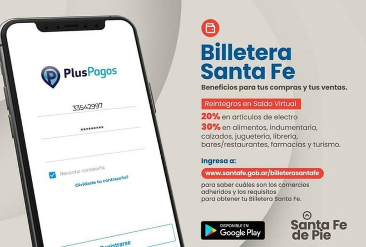 Imagen de Sobre Billetera Santa Fe, conocé los beneficios