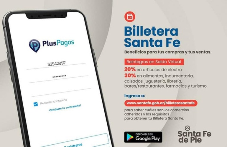 Imagen de Sobre Billetera Santa Fe, conoc&eacute; los beneficios