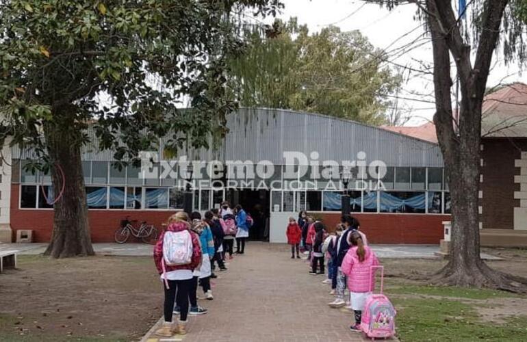 Volvieron las clases presenciales en la Esc. 6196