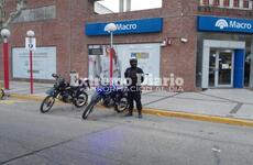 Imagen de La motorizada a cargo de controles en el centro