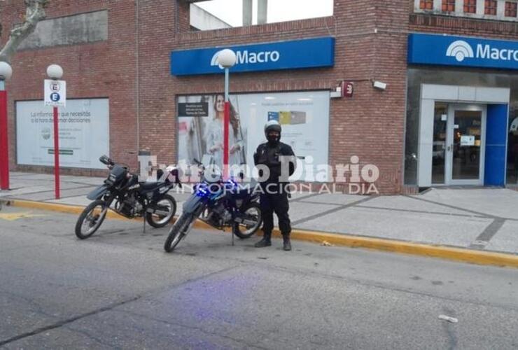 Imagen de La motorizada a cargo de controles en el centro