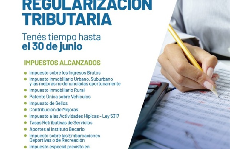 Imagen de Nuevo régimen de regularización tributaria: Moratoria 2021, prórroga hasta el 30 de junio