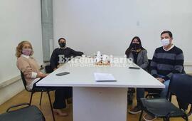 Sabbatini se reuni&oacute; con Mar&iacute;a Cortopassi, subsecretaria de Habitat de la Provincia.