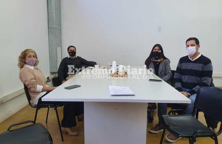 Sabbatini se reuni&oacute; con Mar&iacute;a Cortopassi, subsecretaria de Habitat de la Provincia.