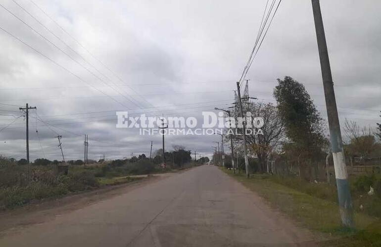 Calle An&iacute;bal Maffei, camino al ASRC.