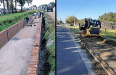 Imagen de Plan nacional Argentina Hace: Obras publicas en calles Mitre e Italia.