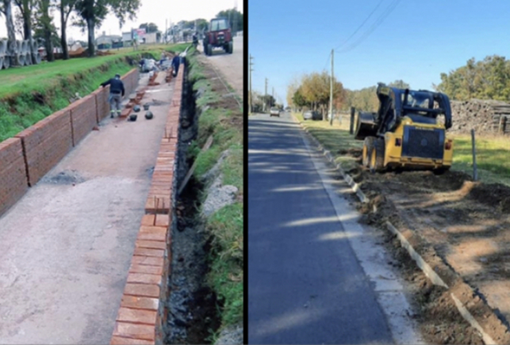 Imagen de Plan nacional Argentina Hace: Obras publicas en calles Mitre e Italia.