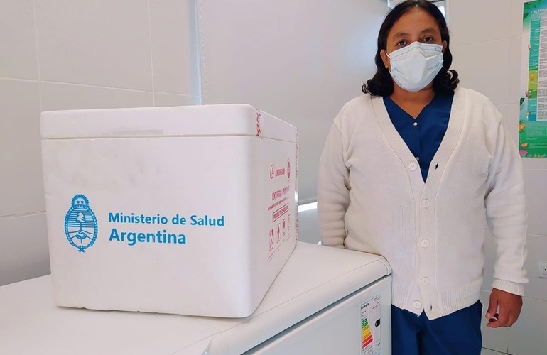 Imagen de Covid-19: Hoy llegaron 110 nuevas dosis de AstraZeneca al CIC.