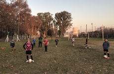 Imagen de Manos Dadas, volvió a los entrenamientos en infantiles y juveniles.