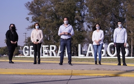 Imagen de Esteban Ferri y su equipo de trabajo, presentaron su lista para una nueva reelecci&oacute;n.