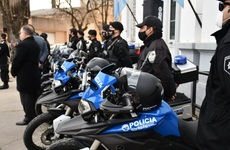 Imagen de Arroyo Seco: Cuatro nuevas motos para la polic&iacute;a motorizada
