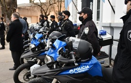 Imagen de Arroyo Seco: Cuatro nuevas motos para la polic&iacute;a motorizada