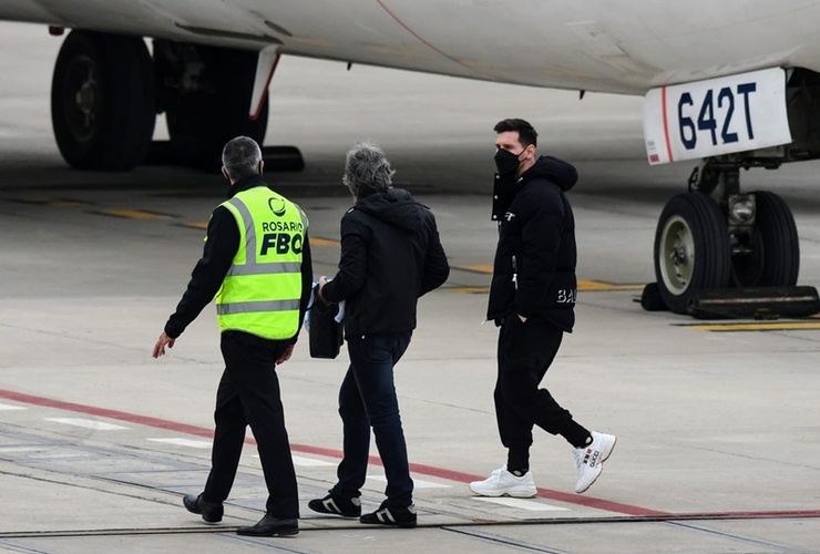 Imagen de Viaje relámpago de Messi a Buenos Aires para un trámite antes de sus vacaciones