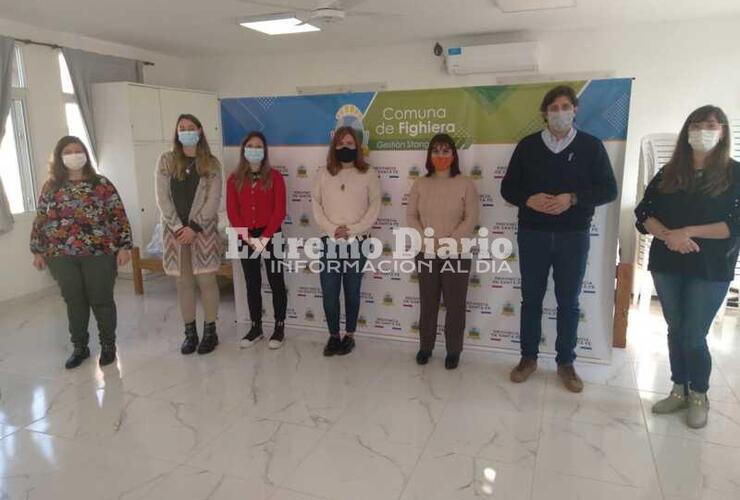 Stangoni recibió a la Directora Patricia Virgilio