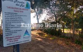 Imagen de Piden poner en valor a los espacios p&uacute;blicos del Mirador del R&iacute;o