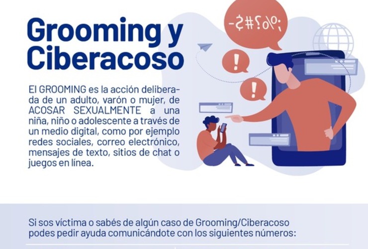 Imagen de Área de Salud Mental: Grooming y Ciberacoso