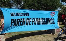 Imagen de Paren de Fumigarnos realiza caravana que terminar&aacute; en Arroyo Seco