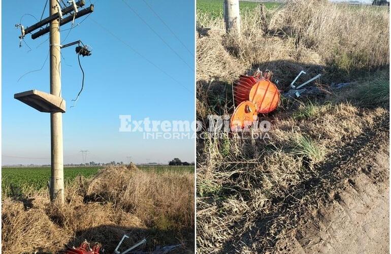 Imagen de Destruyen transformador de la EPE y se roban el cobre