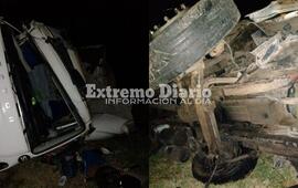 El camionero sali&oacute; ileso. Trabaj&oacute; en el lugar, personal de subcomisaria 11&deg;.