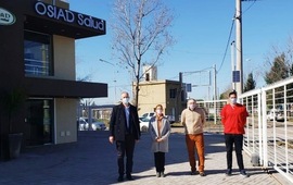Imagen de Miguel Rabbia, Sec. de Coord. de Salud del &aacute;rea metropolitana de Rosario, visit&oacute; las instalaciones del SAMCo y SOEAR.