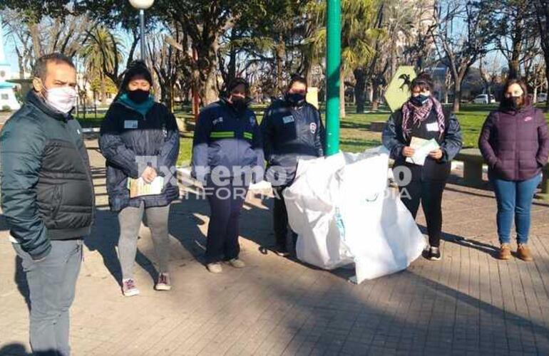 La jornada se realizó en la Plaza 9 de Julio