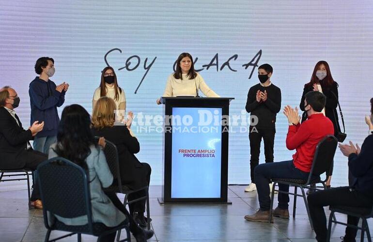 Imagen de Clara Garc&iacute;a: "En Santa Fe, el proyecto de desarrollo con inclusi&oacute;n, lleva el nombre del Frente Progresista"