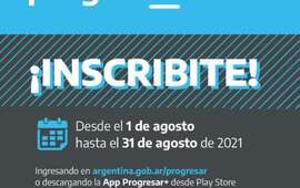 Imagen de Progresar reabre su inscripci&oacute;n hasta el 31 de agosto