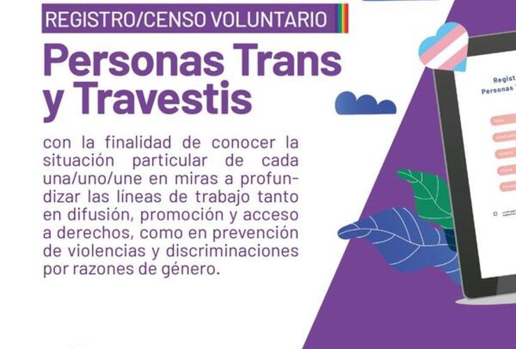 Imagen de Registro / Censo voluntario: Personas trans y travestis