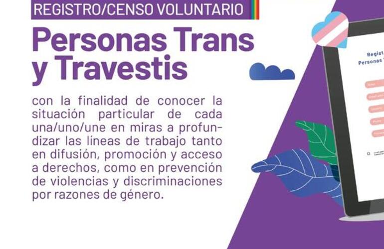 Imagen de Registro / Censo voluntario: Personas trans y travestis