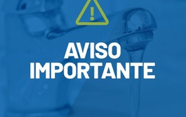 Imagen de Aviso importante sobre el servicio de agua