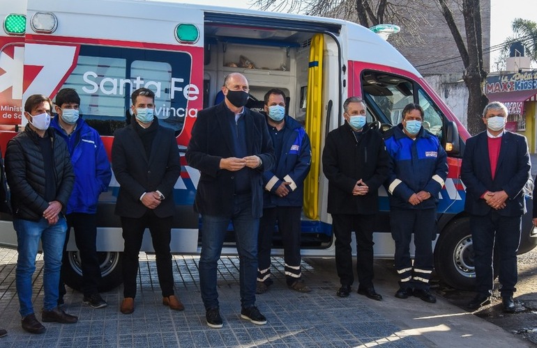 Imagen de El hospital Anselmo Gamen sumó una ambulancia de alta complejidad