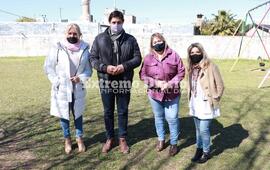 La Secretarias de Obras P&uacute;blicas provincial estuvo en Fighiera.