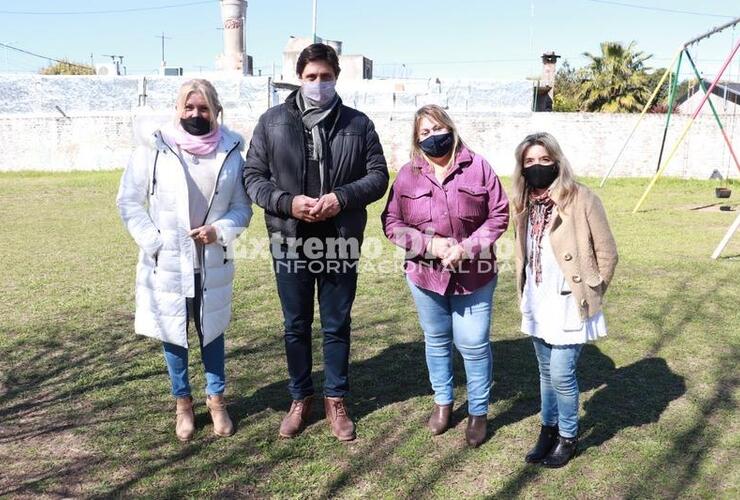 La Secretarias de Obras Públicas provincial estuvo en Fighiera.