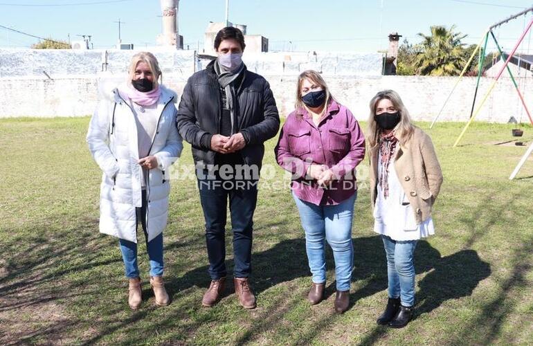 La Secretarias de Obras Públicas provincial estuvo en Fighiera.