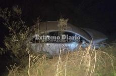 El conductor se fue del lugar abandonando el auto.