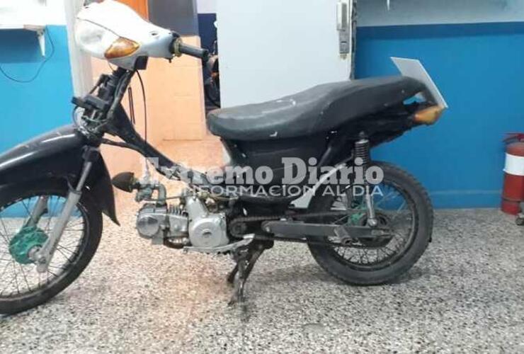 Motocicleta marca Guerrero 110 cc sin dominio ostensible.