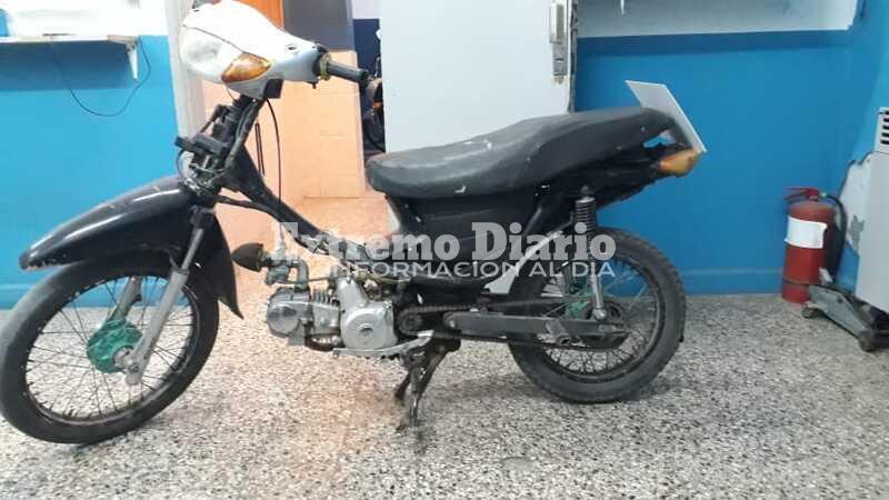 Motocicleta marca Guerrero 110 cc sin dominio ostensible.