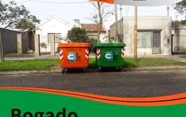 Imagen de Crnel. Bogado suma 12 contenedores a su sistema de recolecci&oacute;n de residuos diferencial