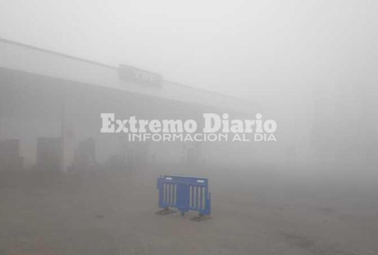 Imágenes desde las estaciones de servicio gemelas de Fighiera