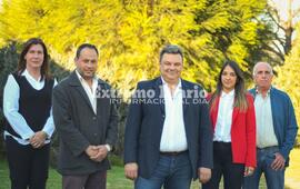Gustavo Careaga y su equipo.