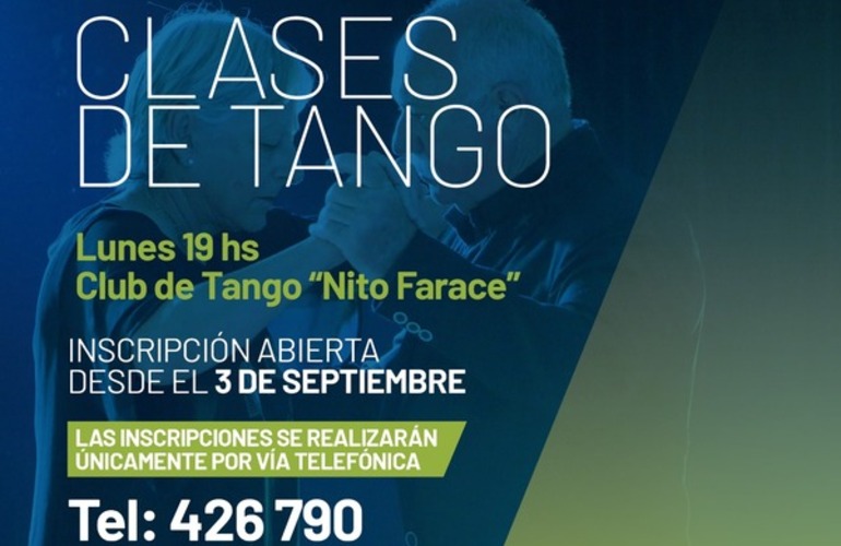 Imagen de Talleres Culturales: Clases de Tango