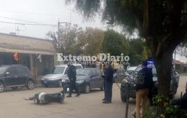Imagen de Choque entre una moto y un autom&oacute;vil