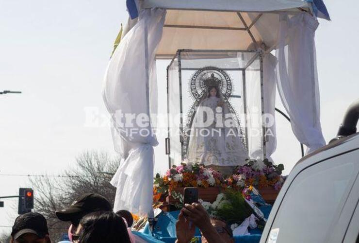 La imagen de la Virgen recorrerá las localidades desde Rosario a San Nicolás.