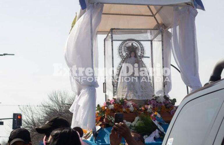 La imagen de la Virgen recorrerá las localidades desde Rosario a San Nicolás.