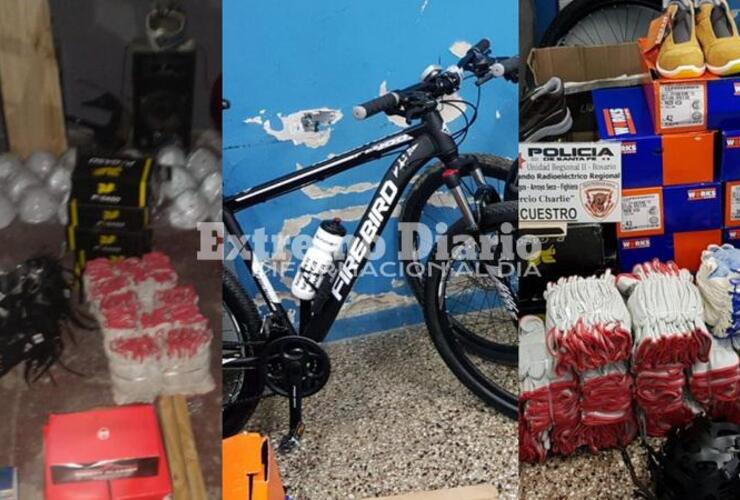 Ayer viernes, dos sujetos intentaron comprar una bicicleta en Belgrano y H: Primo. Hubo allanamientos en Rosario, Villa Constitución y Pavón.