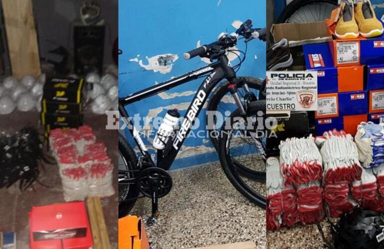 Ayer viernes, dos sujetos intentaron comprar una bicicleta en Belgrano y H: Primo. Hubo allanamientos en Rosario, Villa Constitución y Pavón.