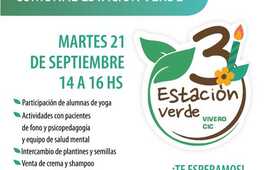 Imagen de Se viene el 3er Aniversario del vivero comunal �Estaci&oacute;n Verde�.