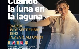Imagen de Reprogramaci&oacute;n de "Cuando la luna en la laguna" de Teatrines, el programa federal para ni&ntilde;eces creativas