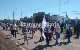 La Ministra Erika Gonnet encabez&oacute; el acto junto al presidente comunal Jos&eacute; Lopez